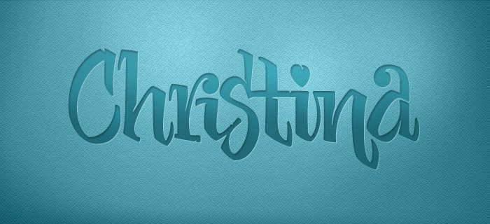 calligraphy  Christina