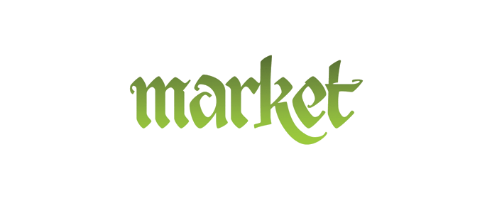 calligraphy — market — signage — outdoor advertising