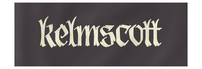 calligraphy  Kelmscott