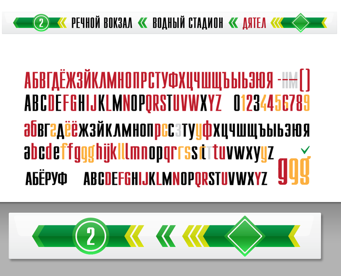 moscow metro — infographics — display type