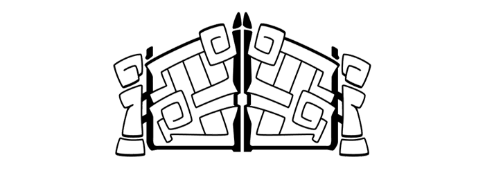 logo — metal gates, vectorized pencil