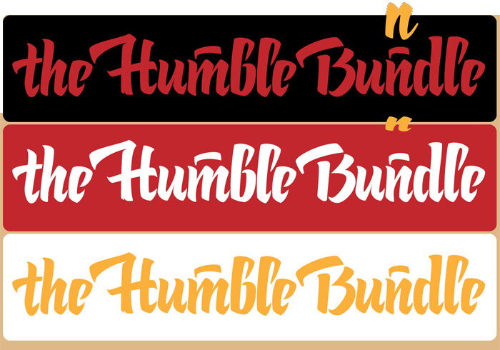 calligraphy logo — the Humble Bundle