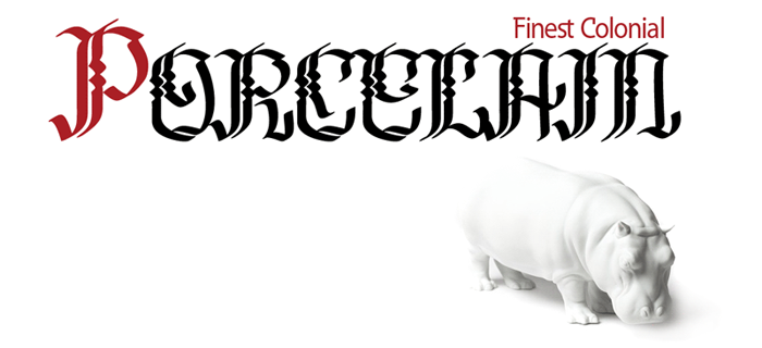 cadels — font — Finest colonial porcelain