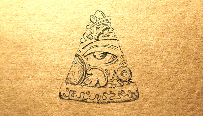 pencil graphics — All Seeing Pizza