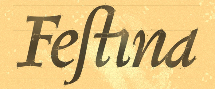 aldine octavo's italic modern vector revival