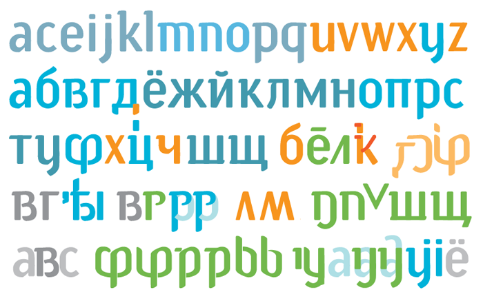 font sketch — tanuki